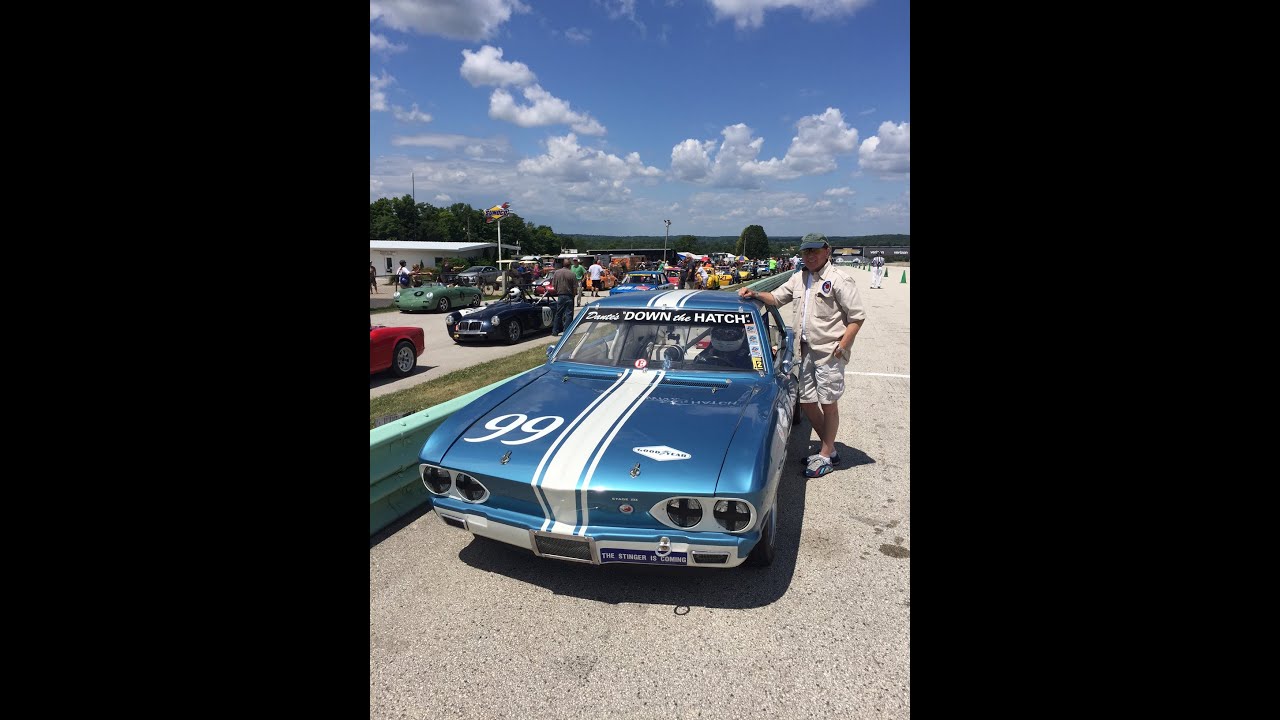 Chris Langley driving Yenko Stinger Corvair YS199 at Road America 2016