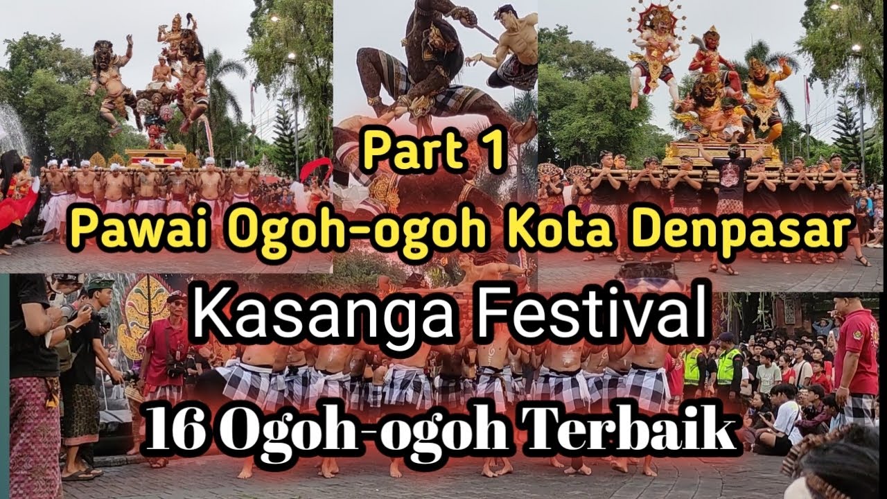 Sangat Meriahhh!! Pawai Ogoh-ogoh Terbaik Kota Denpasar Di Lapangan Puputan Tn 2025 Kasanga Festival