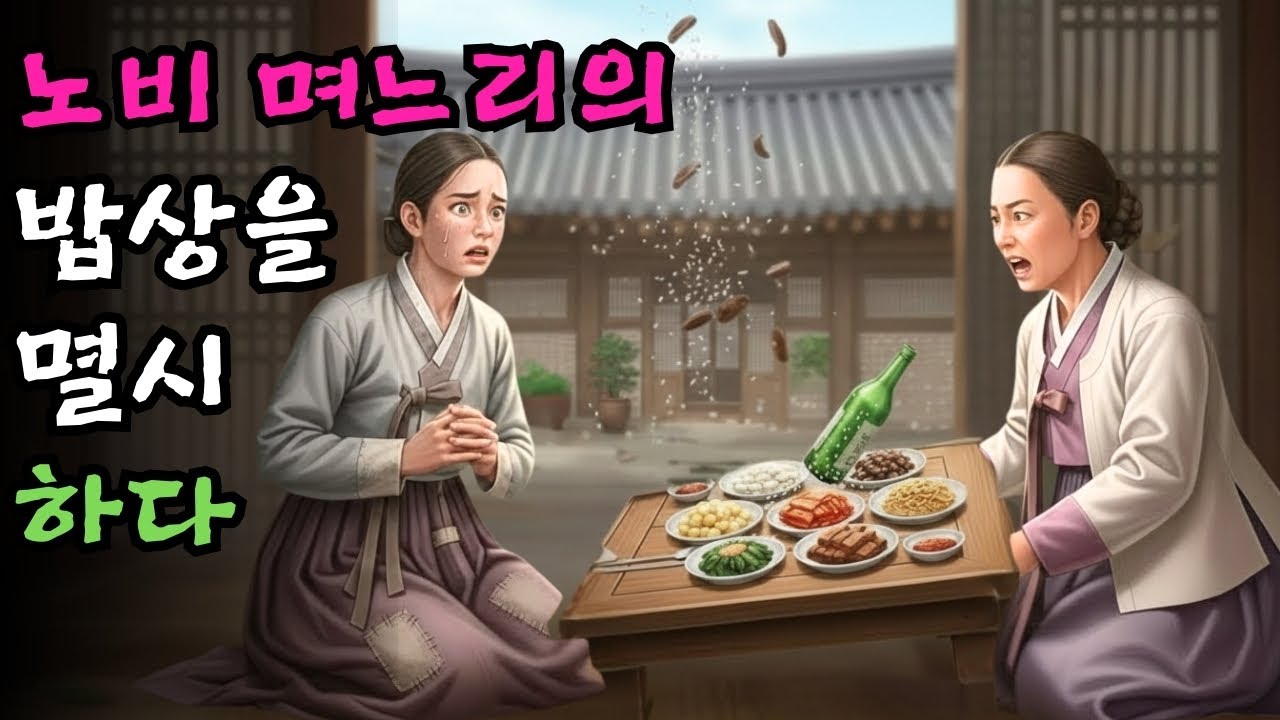 천한 노비 손으로 지은 밥은 못 먹는다며 며느리의 첫 밥상을 엎어버린 시어머니에게 닥친 끔찍한 재앙과 후회 | 인과응보 권선징악