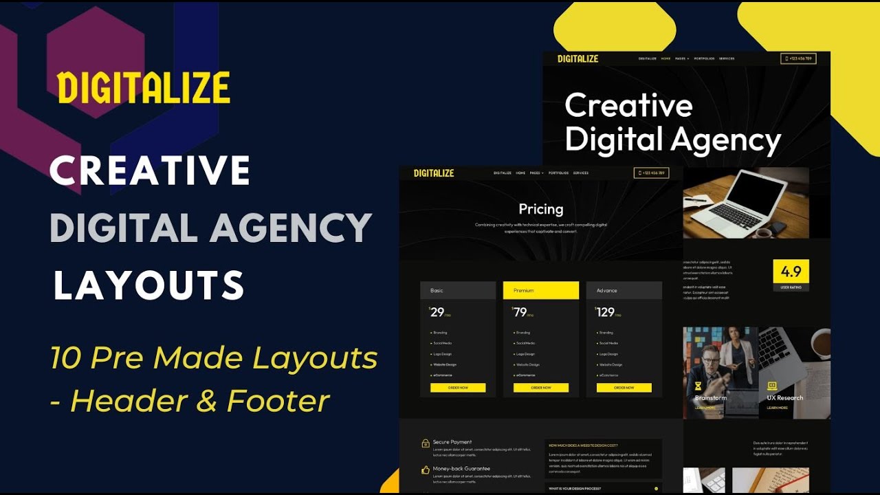 Create you digital agency website using divi theme
