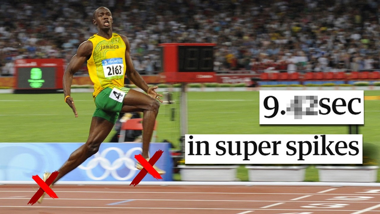 How Fast Could Usain Bolt Have Run In Today's Super Spikes?