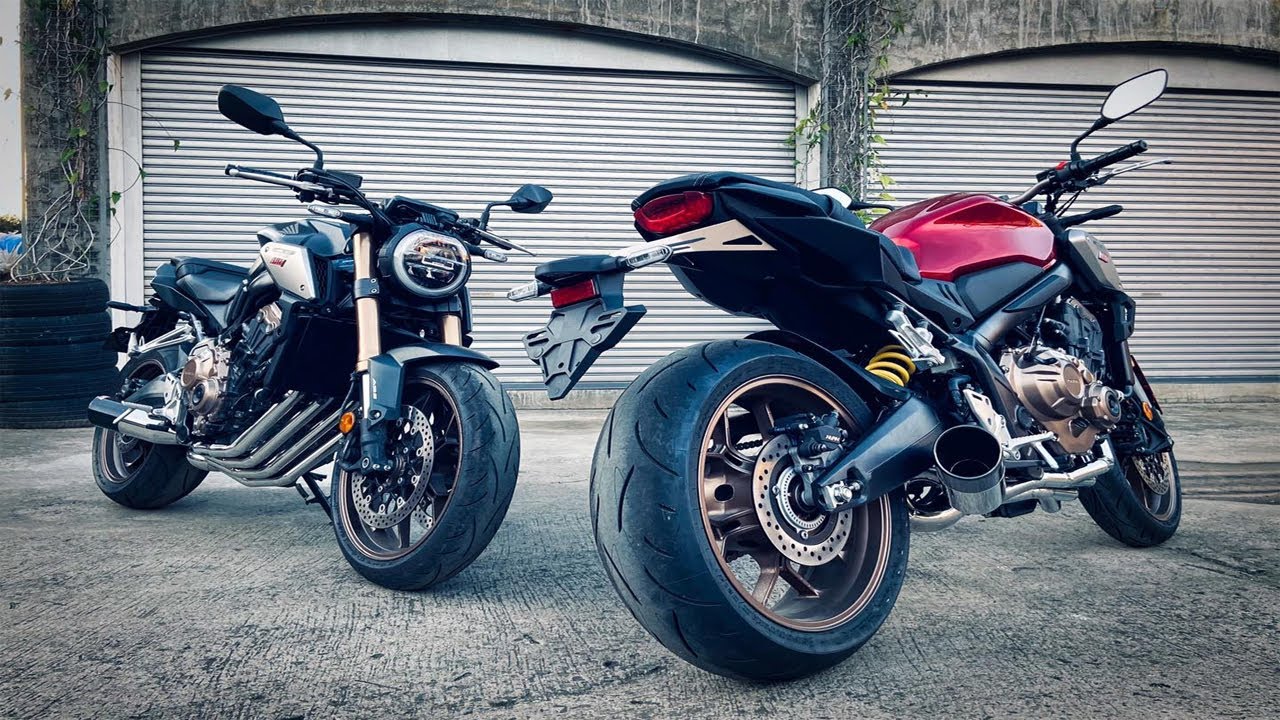 Live exaust sound reveal on two Honda CB650Rs!!!