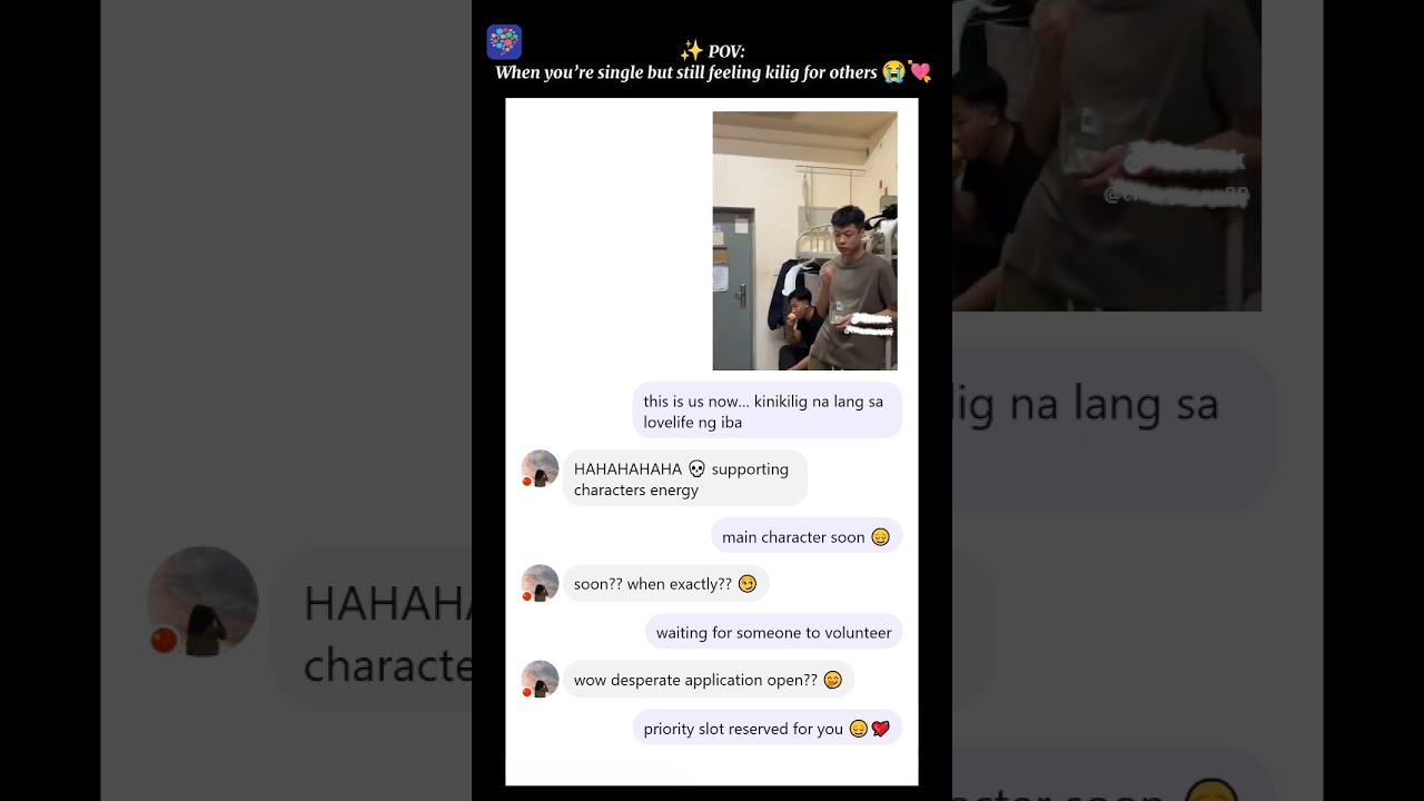 Ito nandito nalang sa gidli gidli kinikilig nalang sa iba hahaha di pa natatamaan yung isa sakin e🤦🤣