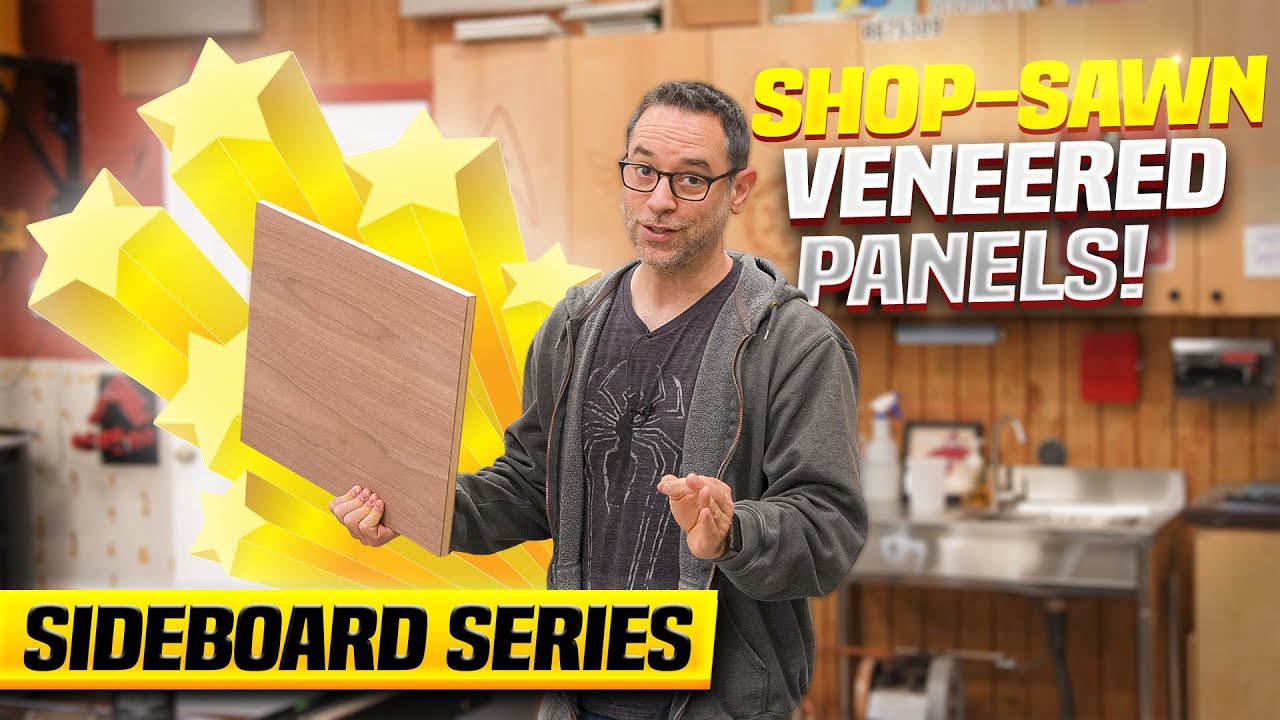 Dividers | Shop-Sawn Veneered Panels | Sideboard Pt 5