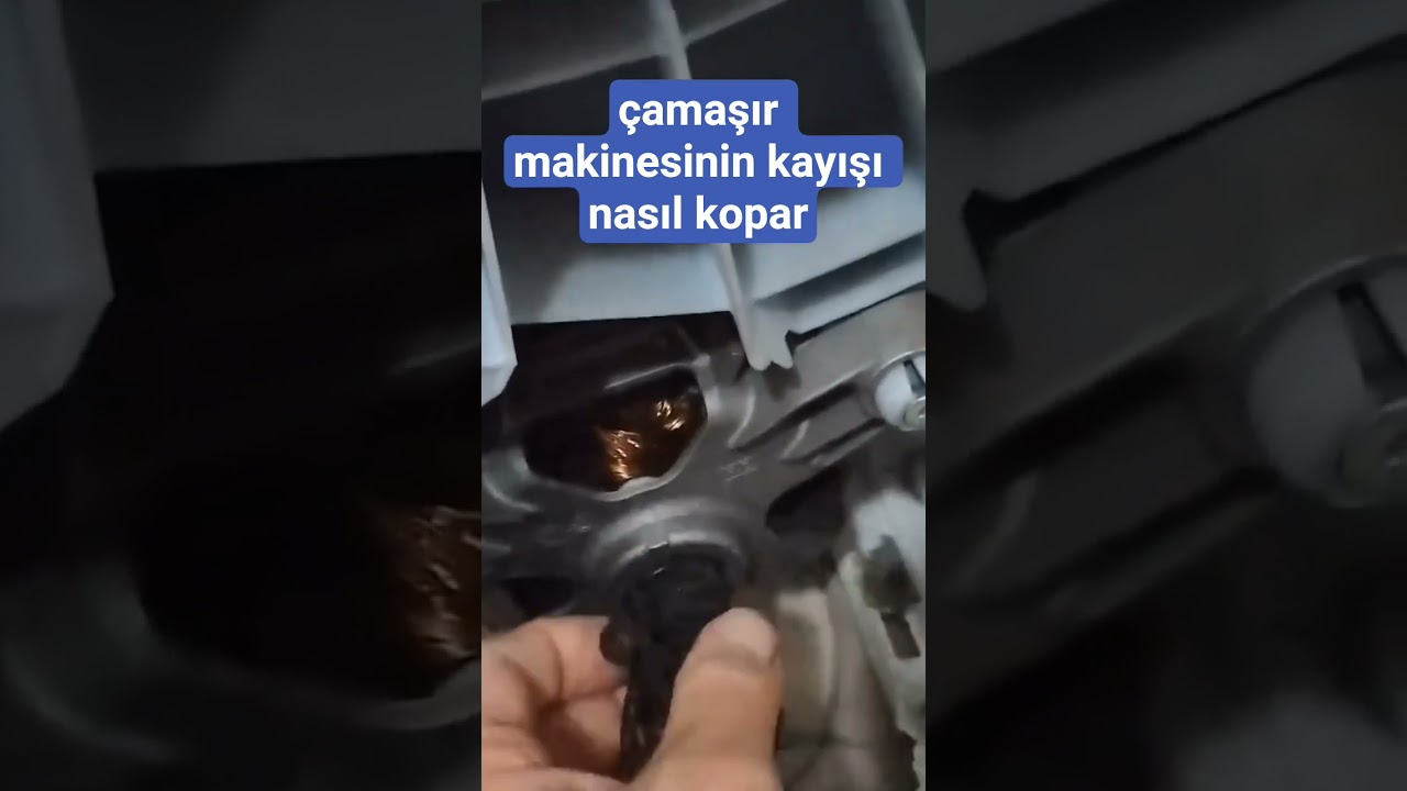 çamaşır makinesinin kayışı neden kopar