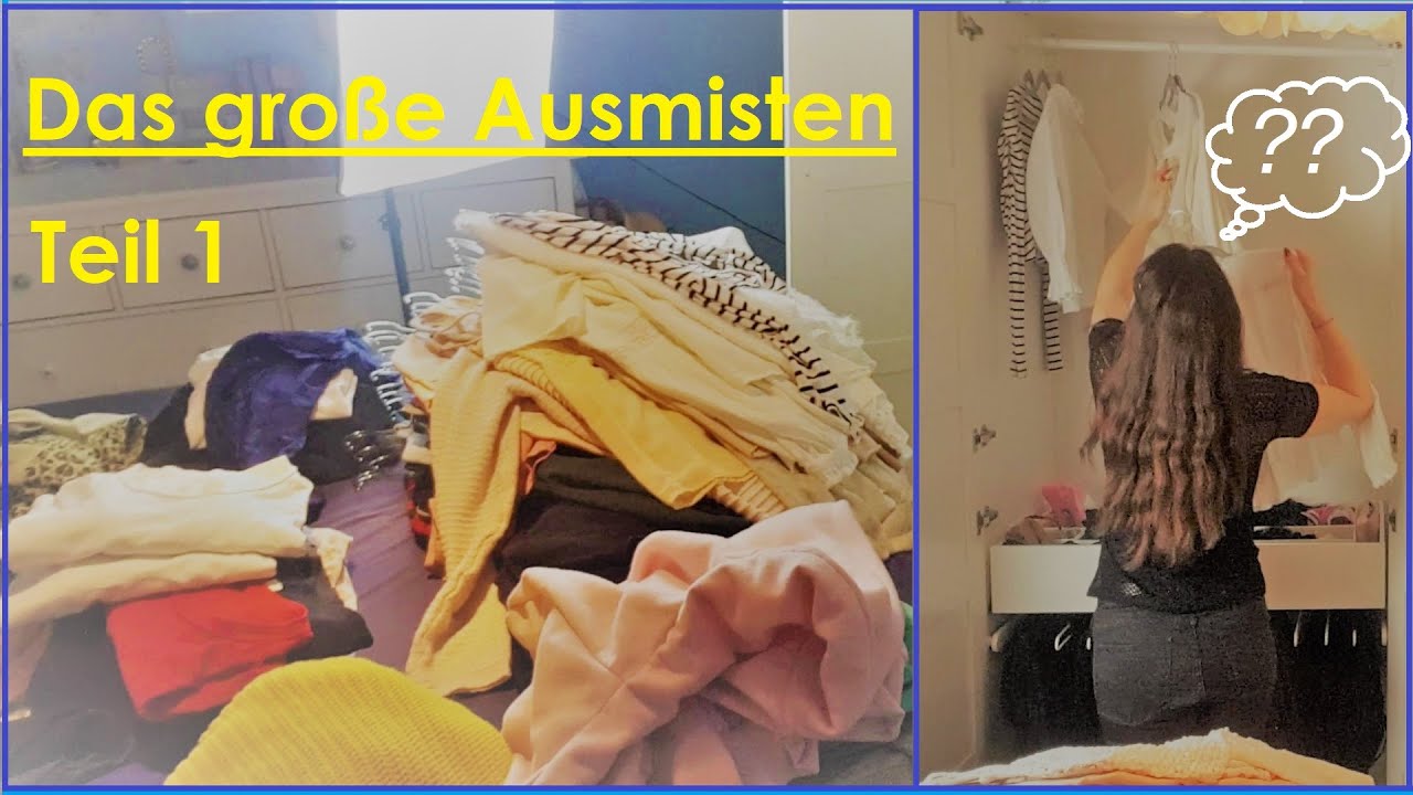 Kleiderschrank ausmisten: Alles muss raus....oder?!