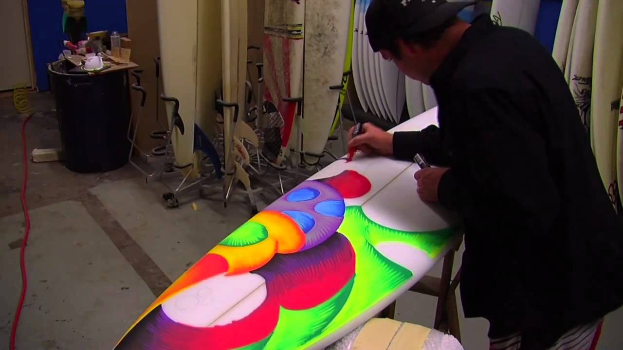 Scott Metzner Board Art Time Lapse