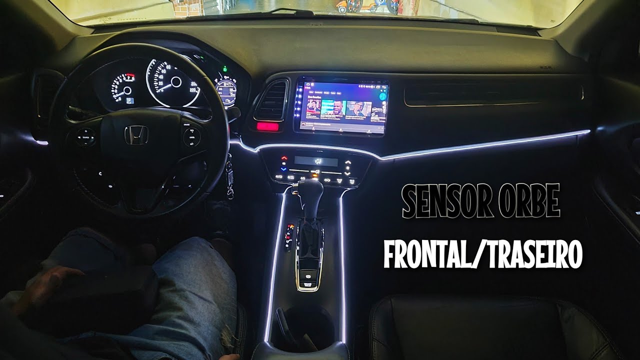 Honda Hrv Ex 2018 Central Multimídia Winca Ultra➕️Black 128gb+Mini Projetor H4 +Fibra Ótica Néon Led