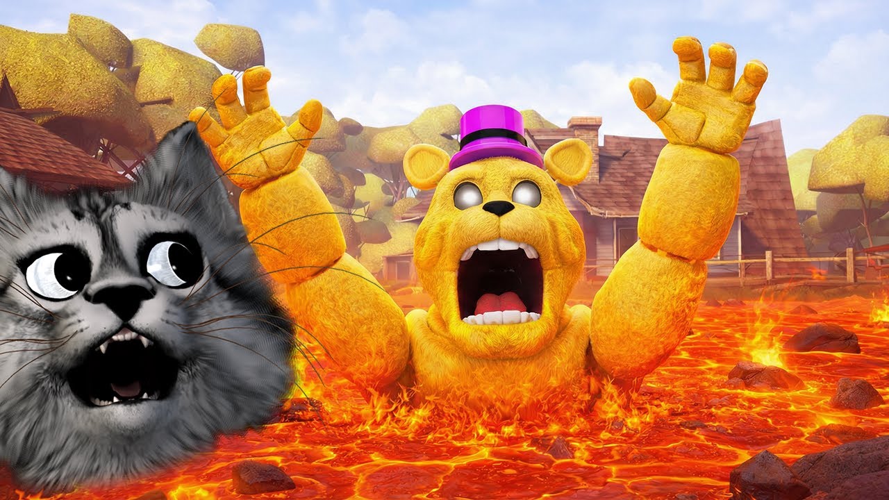 FREDBEAR LAVLAR İÇİNDE KALDI🌋🌋 Hello Neighbor MOD