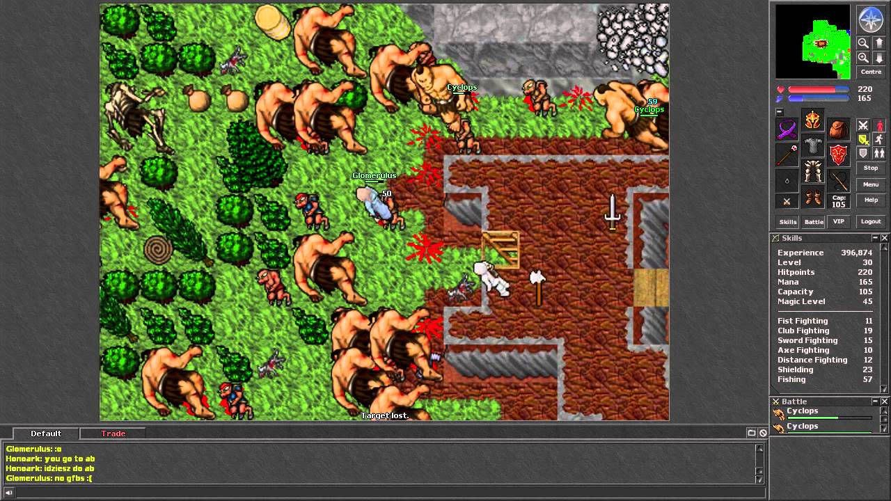 Tibia [7.3] Sorc hunting in Plains of Havoc