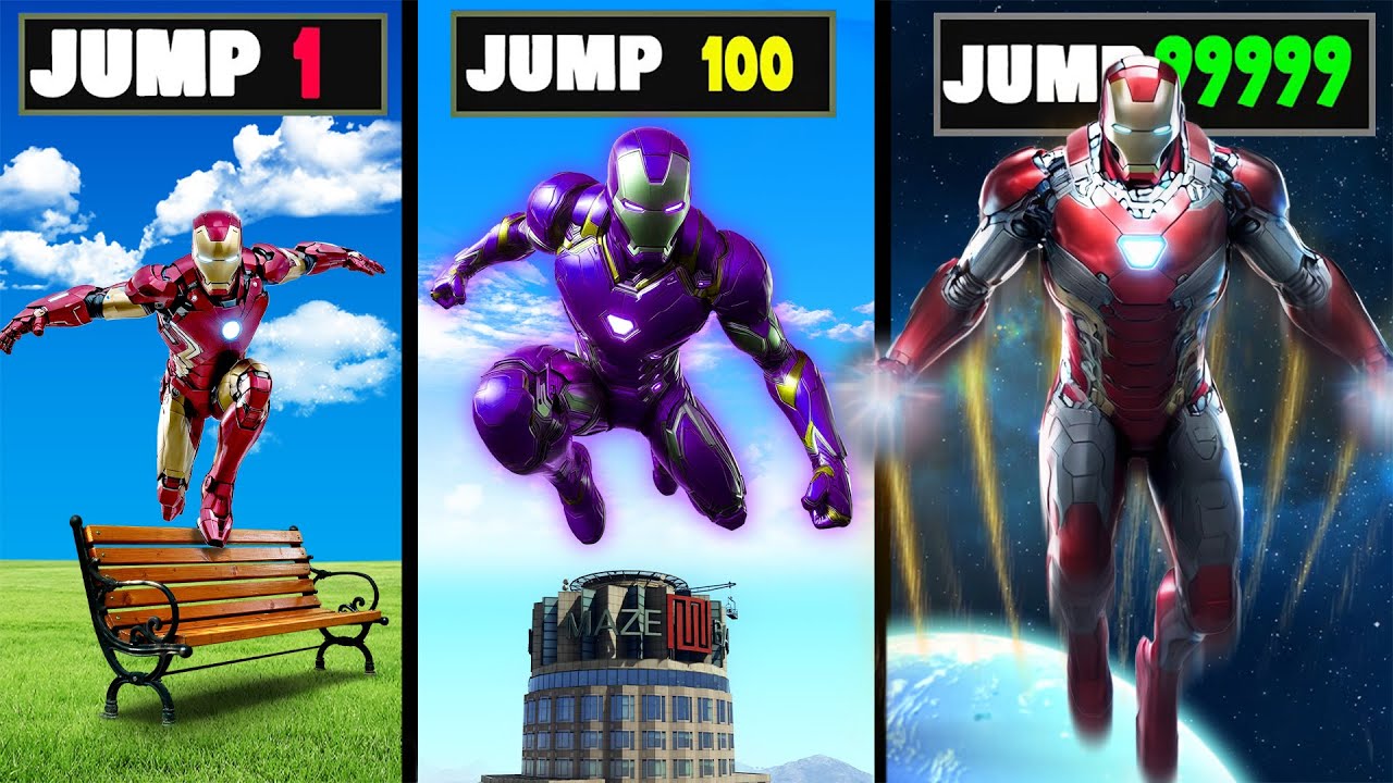 Every IRONMAN Jumps MULTIPLIES In GTA 5