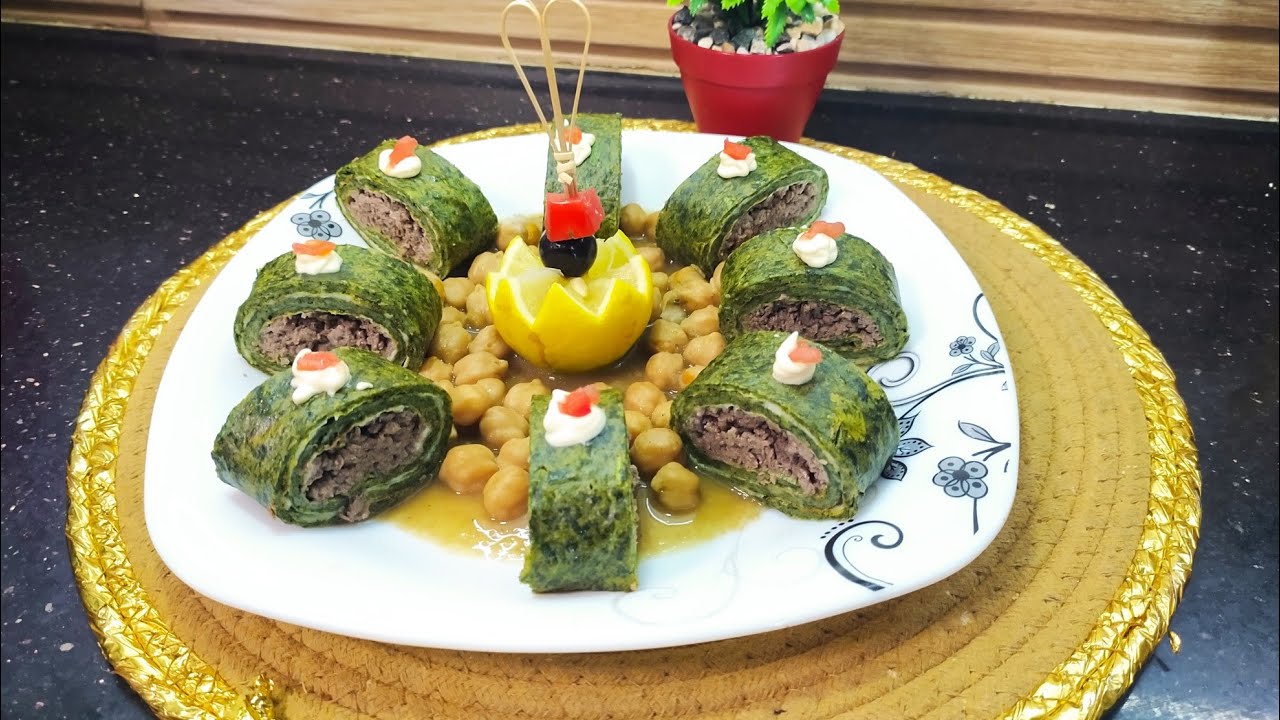 رولي السلق (سبانخ)محشي ولكل المناسبات ✨طبق بريزونتابل هبلو عليه الضياف