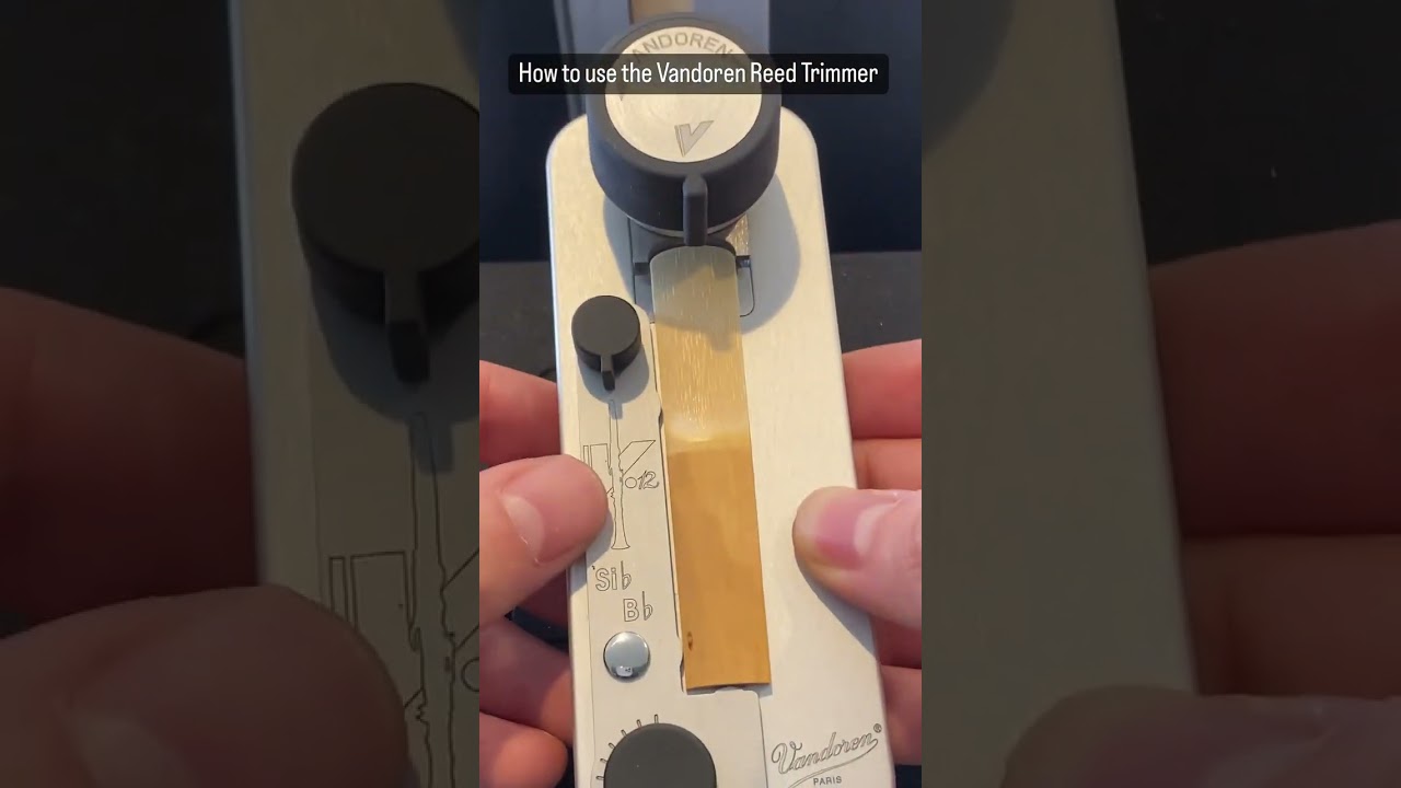 Vandoren Reed Trimmer! #clarinet #saxophone #reeds