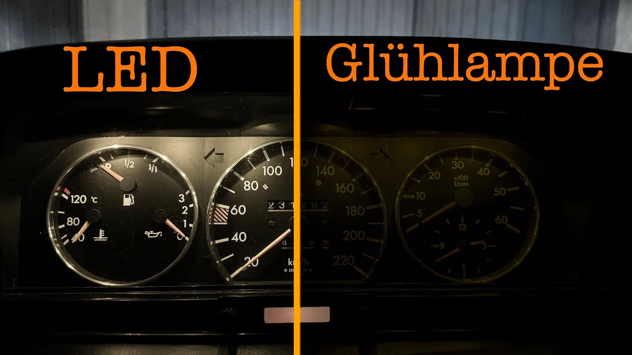W201 190er Tachobeleuchtung Upgrade auf LED