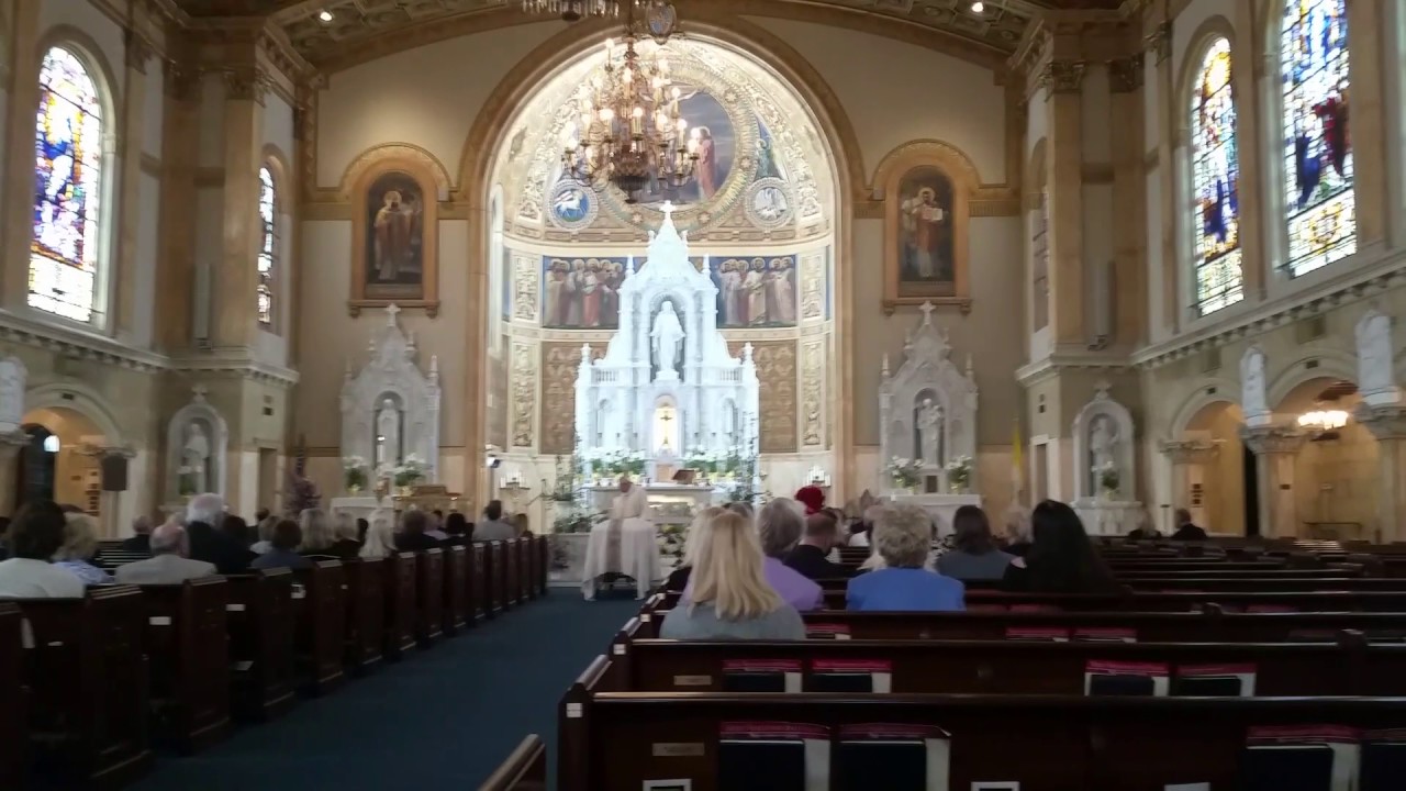 St Edwards Church Palm Beach Maria Holguin de Morales With Eddy Shipek