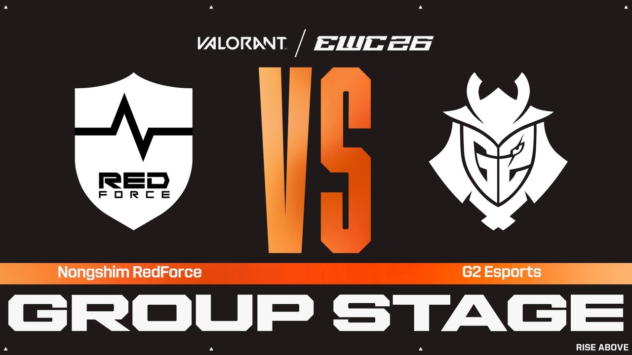 Nongshim RedForce vs. G2 Esports | VALORANT at EWC 26 - Group Stage - VOD