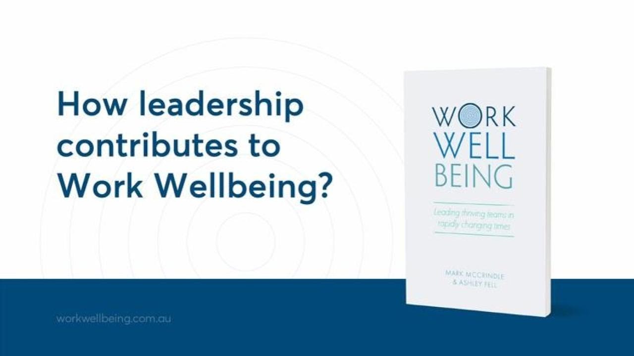 How leadership contributes to Work Wellbeing?