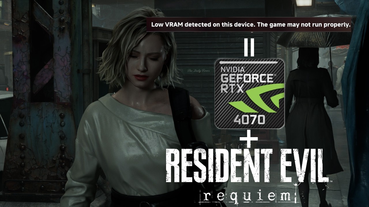 Resident Evil Requiem 1440p RTX 4070 | is 12gb enough for max settings?
