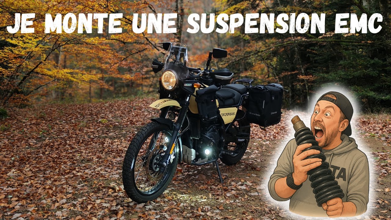 Je monte une suspension EMC et &ccedil;a change tout sur mon Himalayan !