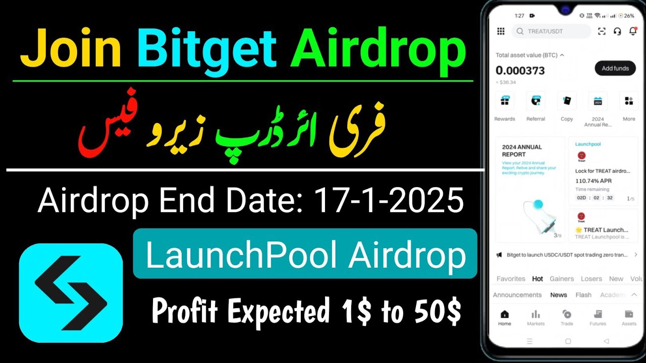 Join Bitget Airdrop for Free and Earn Rewards! | Free Bitget Crypto Airdrop 2025