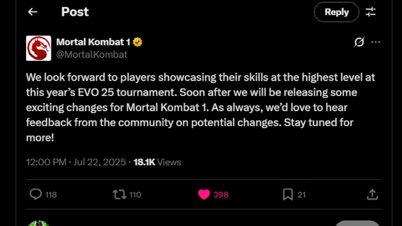 Huge Mortal Kombat 1 News