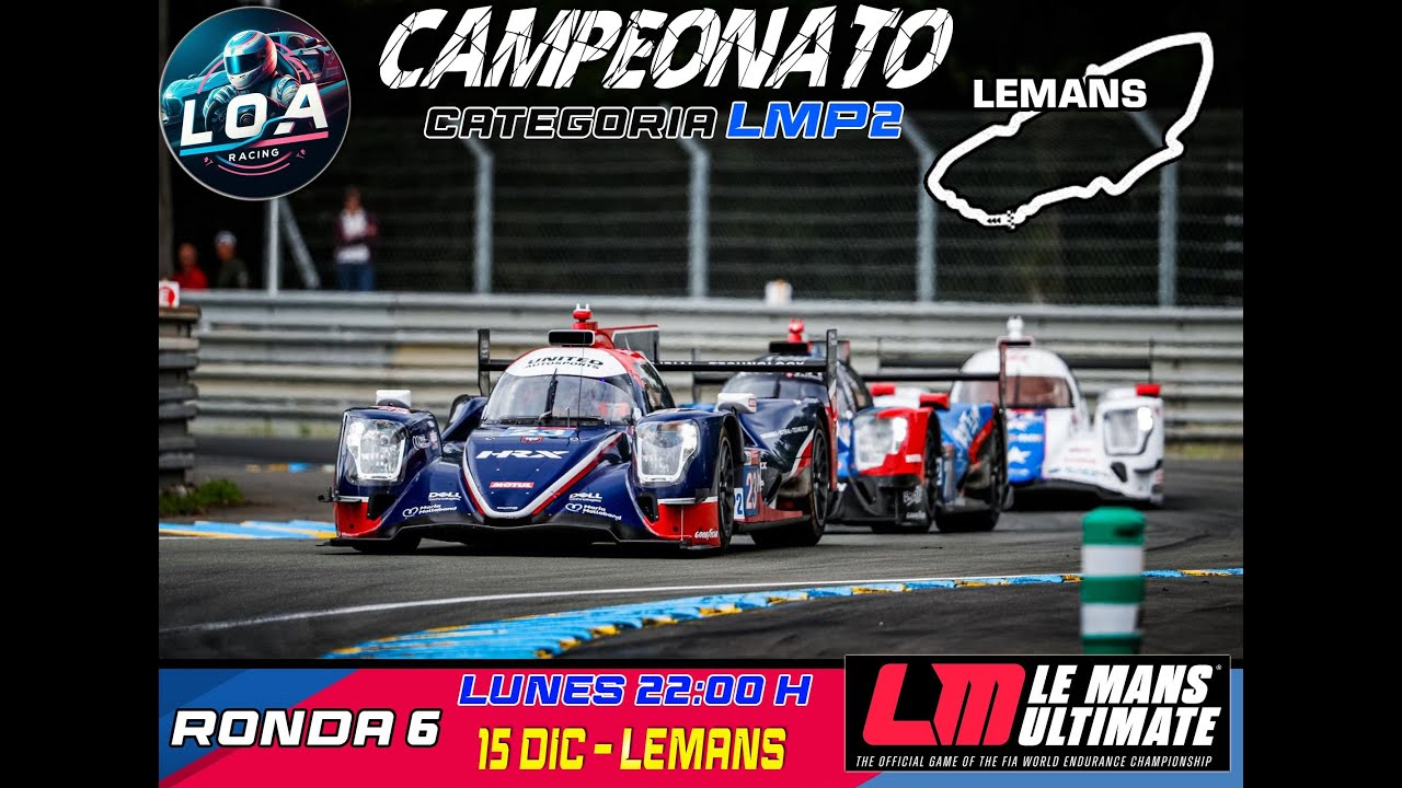[ONBOARD] Campeonato LMP2: Le Mans (#6)