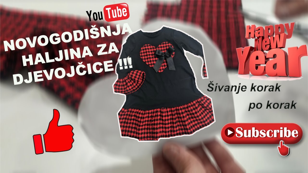 Kako KREIRATIi i ŠIVATI haljinu za djevojčice | DIY | Creating and sewing dress for girls
