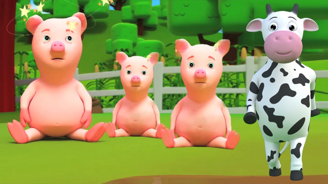 cinque piccoli porcellini | filastrocche collezione | canzoni per bambini