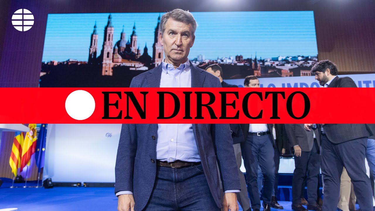 🔴 DIRECTO | Feijóo y Azcón intervienen en un mitin en Calatayud