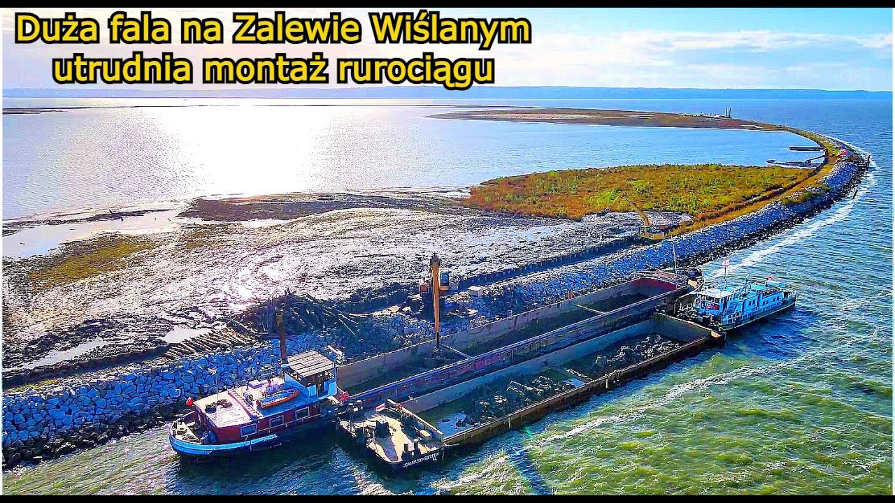 Wyspa Estyjska - Relacja Budowy Wyspy Estyjskiej na Zalewie Wiślanym