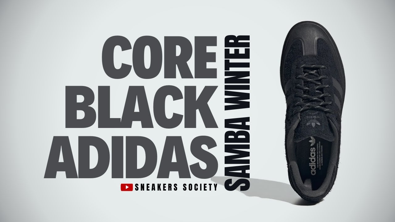 CORE BLACK 2025 adidas Samba Winter | DETAILED LOOK + PRICE