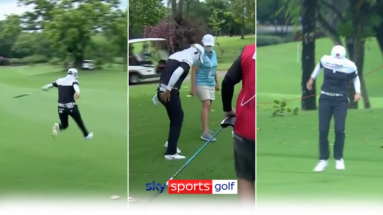 FIRE ANT ATTACK! 😧🐜 | Hyo Joo Kim battles against fire ants during LPGA Thailand!