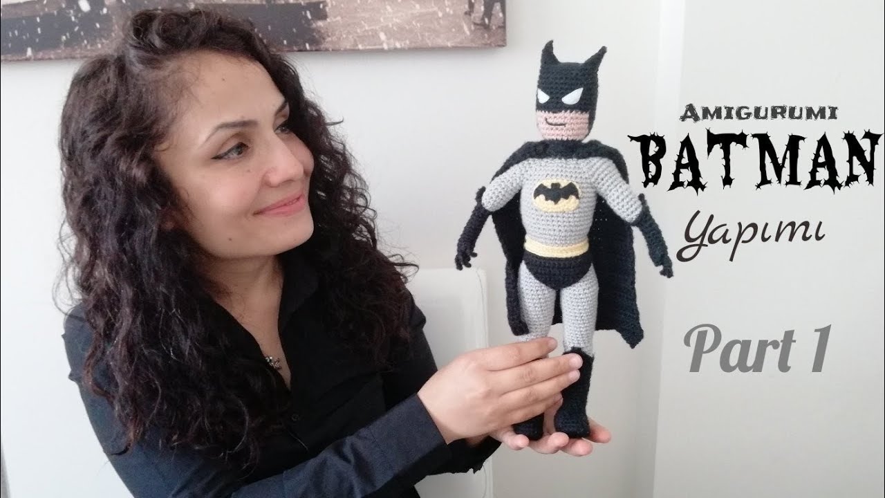 Amigurumi Batman Yapımı Part 1 #amigurumibatman #diy #batman