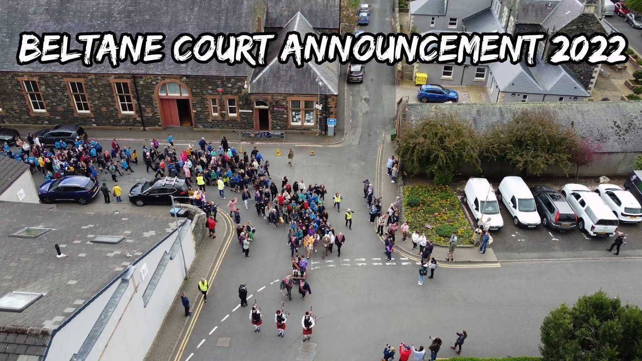 The Beltane Court Announcement 2022 Peebles