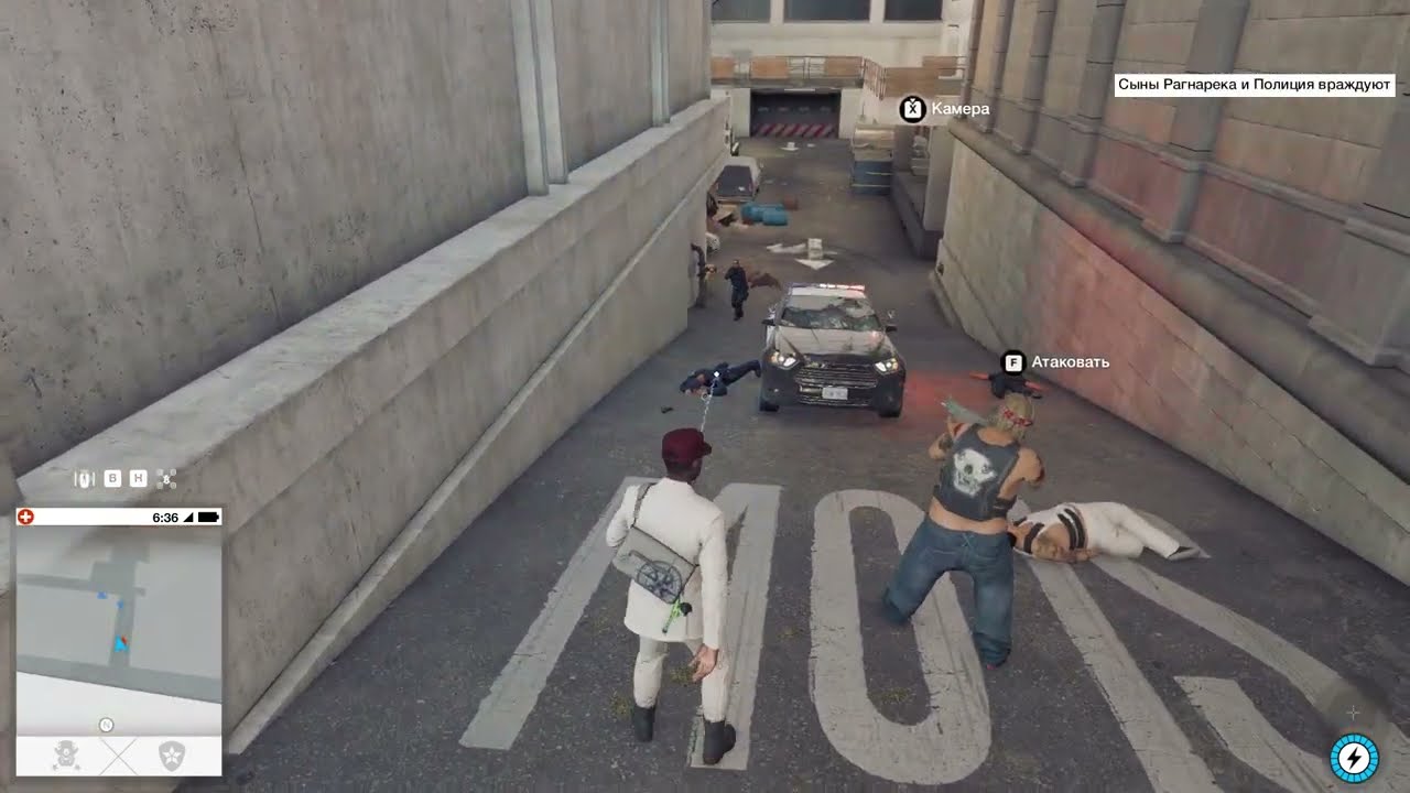 NPC wars gang vs police №23 Watch Dogs 2