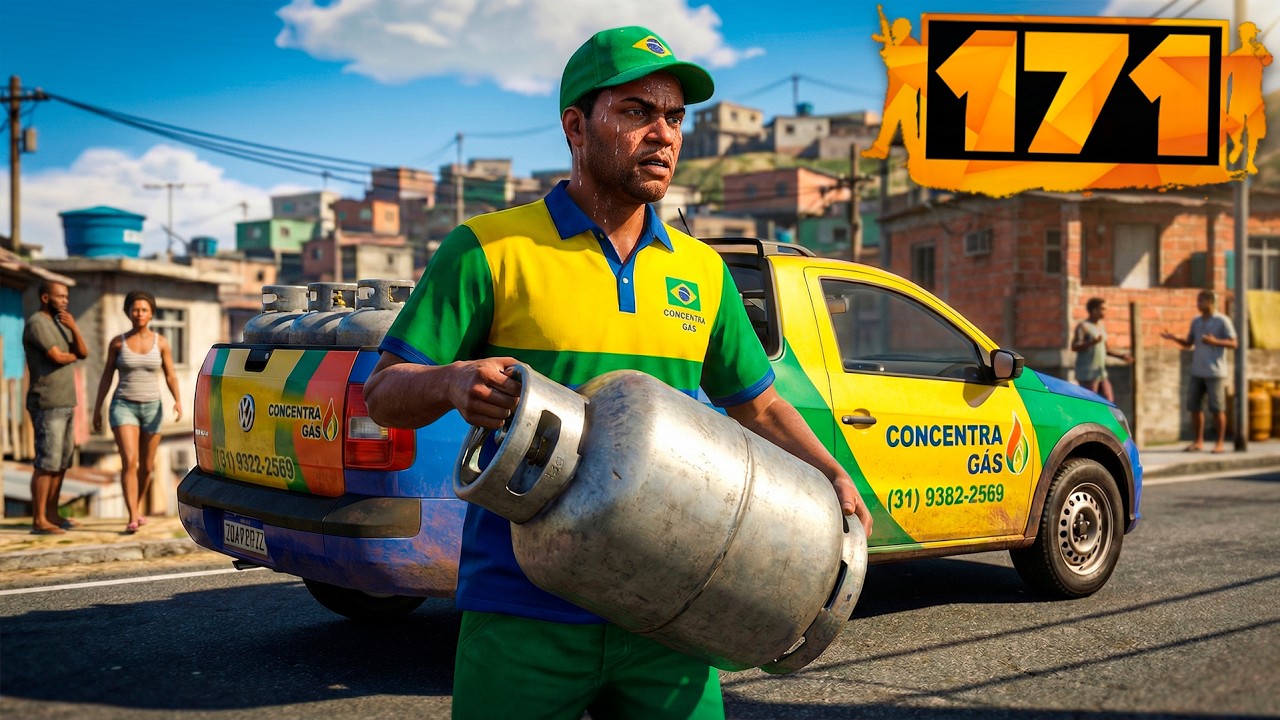 O MELHOR EMPREGO DE TODOS, VENDENDOR DE GÁS! - 171 GTA BRASILEIRO