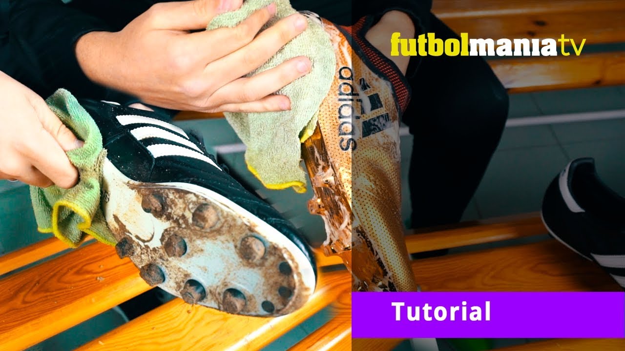 Limpieza y mantenimiento botas de fútbol - futbolmania tv