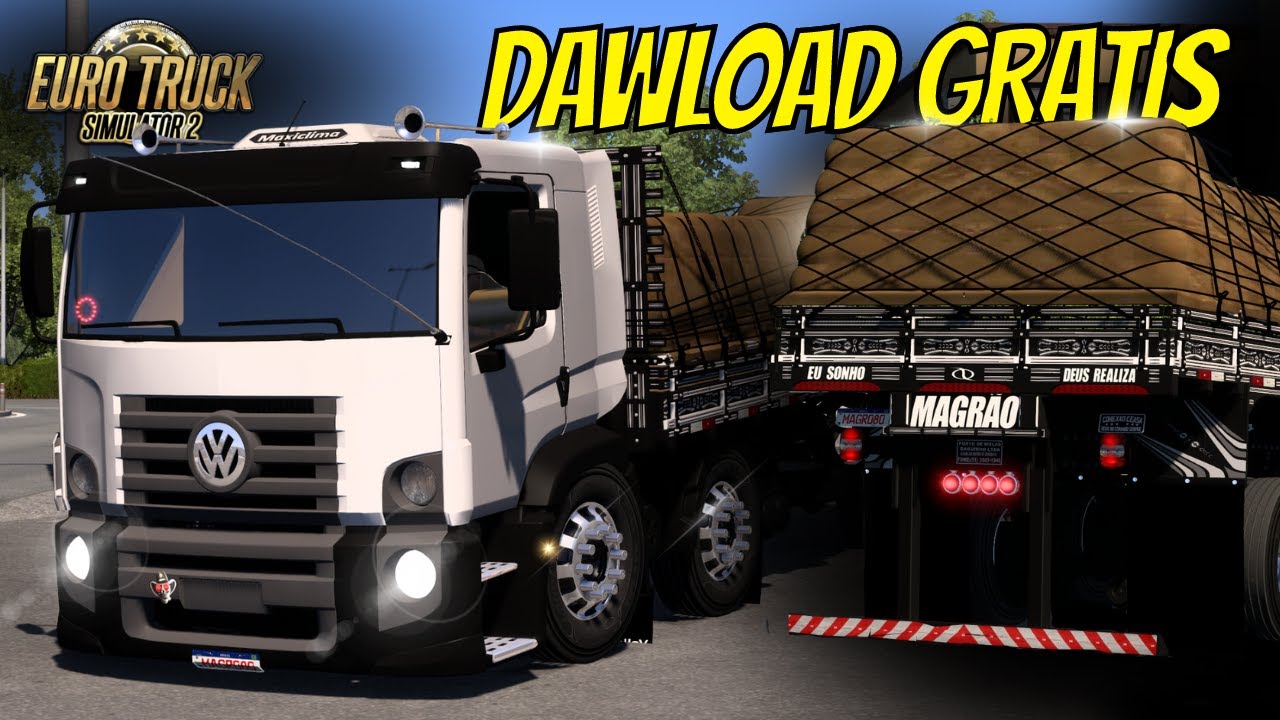 DOWNLOAD  VW 24.280  BITRUCK NA CARROCERIA - MOD GRÁTIS ETS2 1.50