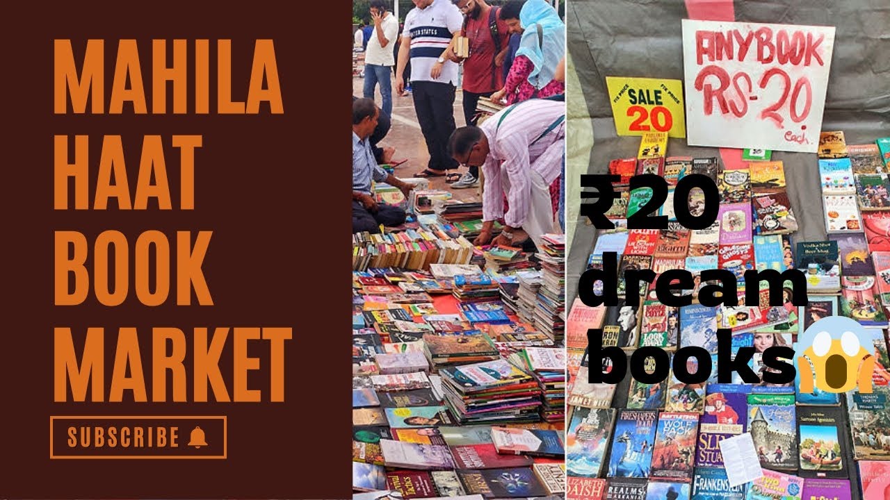 ₹20 dream books😱 - Mahila haat Sunday book market | keshav mehar