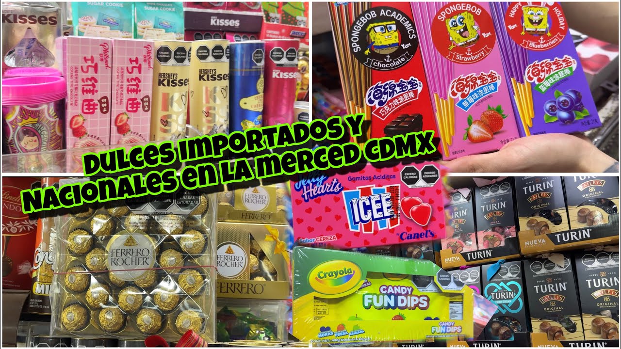 💕 Chocolates y Dulces MERCED, Dulces americanos, nacionales CDMX
