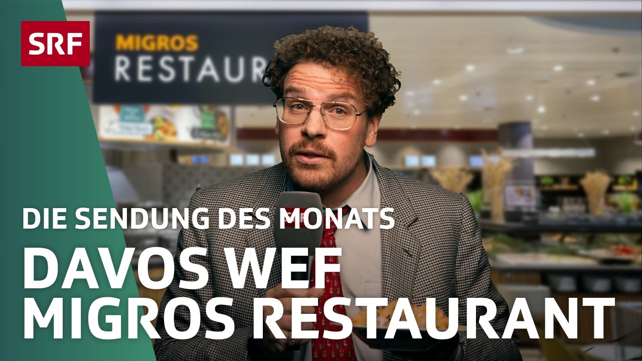 LIve aus: Davos Migros Restaurant mit Moritz Schädler | Satire | Die Sendung des Monats | SRF