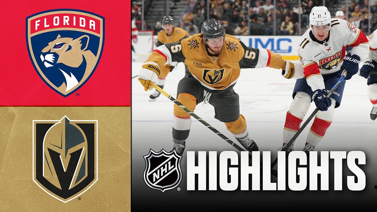 NHL Highlights | Panthers vs. Golden Knights | November 10, 2025