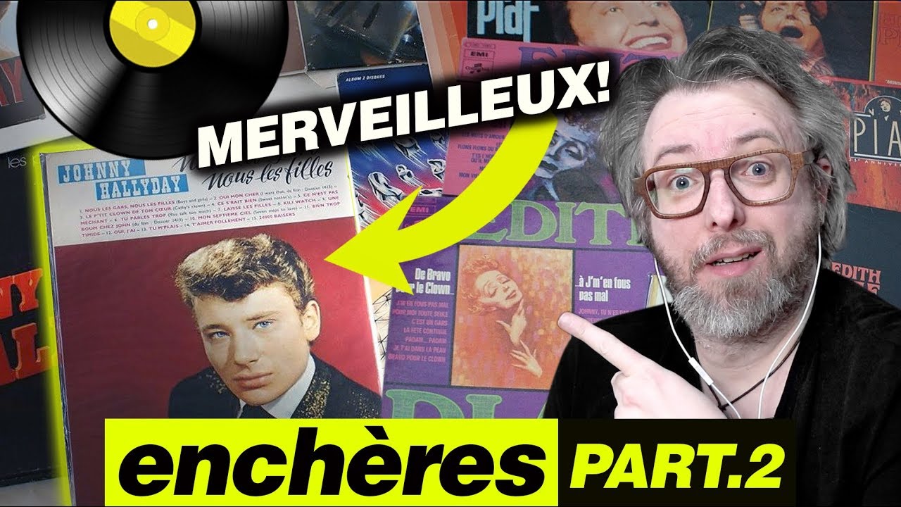 Monsieur Vinyl | 🎶💶 Partie 2/2 : 366 lots de VINYLES aux ENCHÈRES !