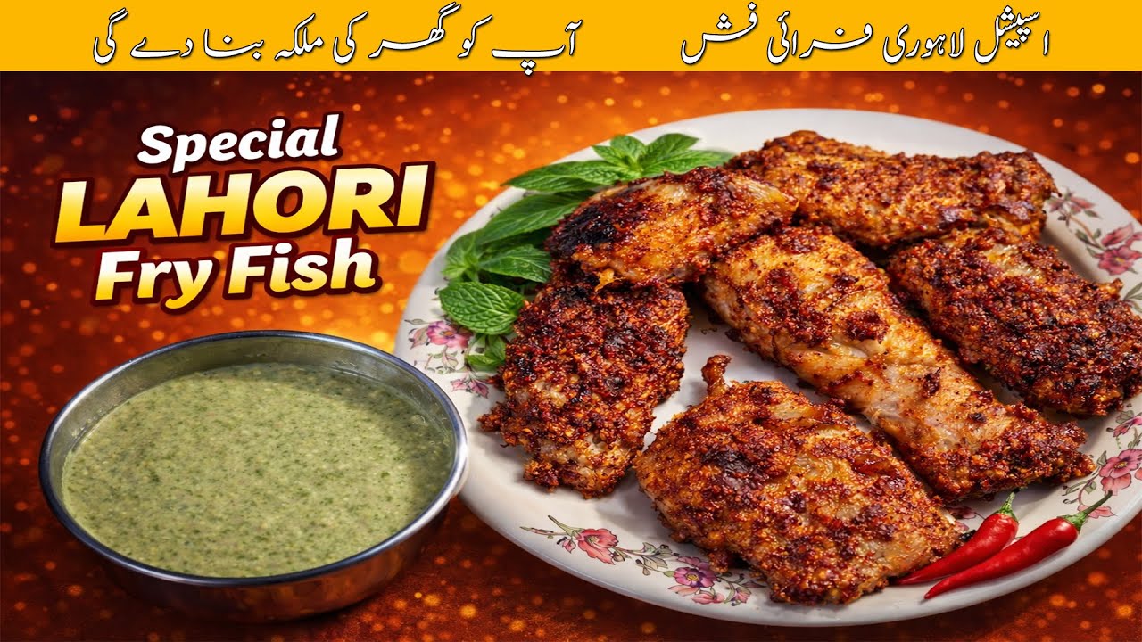 Lahori Fish Fry Recipe | Restaurant Style Crispy Fish Fry | Masala Fish Fry 2026