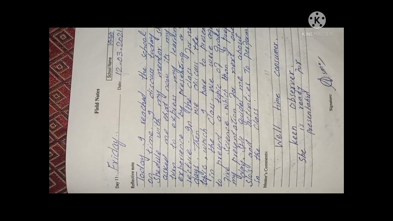 Aiou Code 8607 full solved field notes and observations reports 🖋🖋