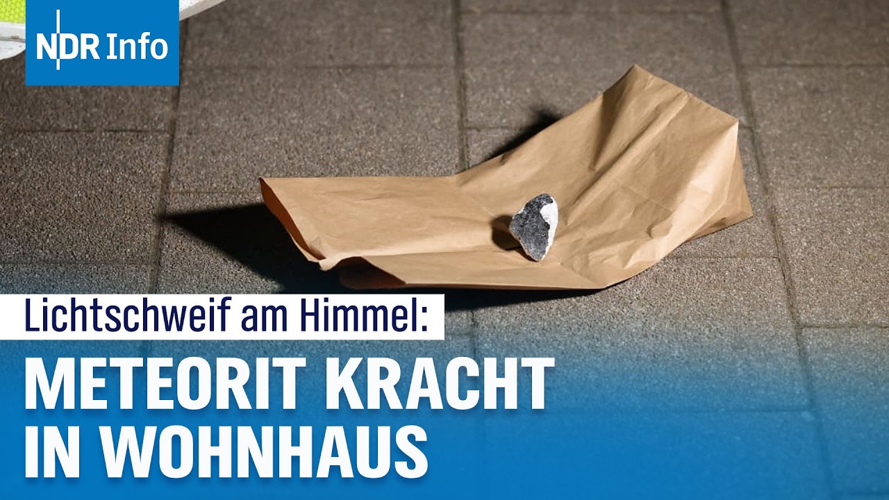 Nach Notruf-Welle wegen Feuerblitz: Meteorit schlägt in Haus ein | NDR Info
