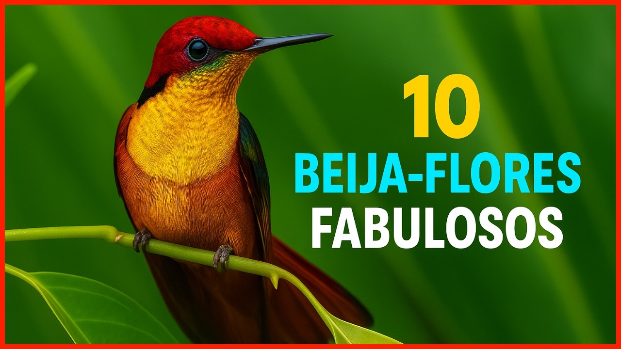 O Encanto dos Beija Flores: As Pequenas Aves Mais Coloridas e Deslumbrantes do Planeta.