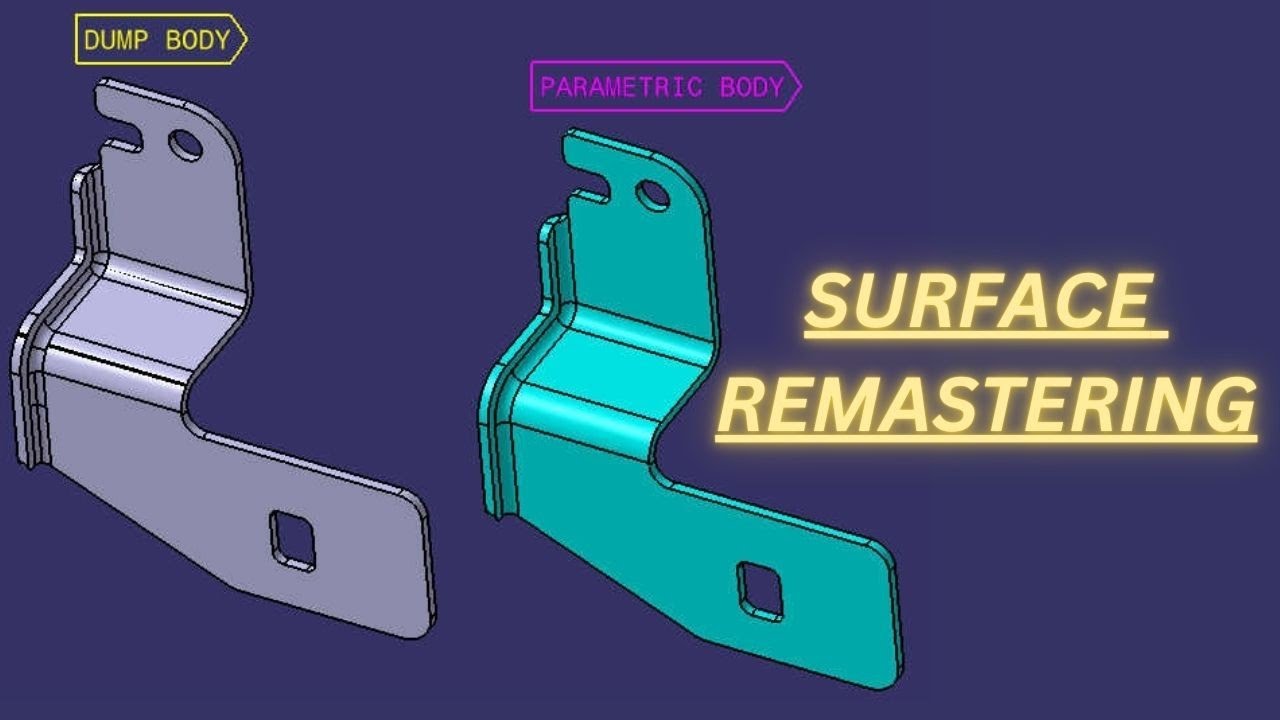 Catiav5 || Surface Remastering in Catia explained in Hindi || Anand Asawa