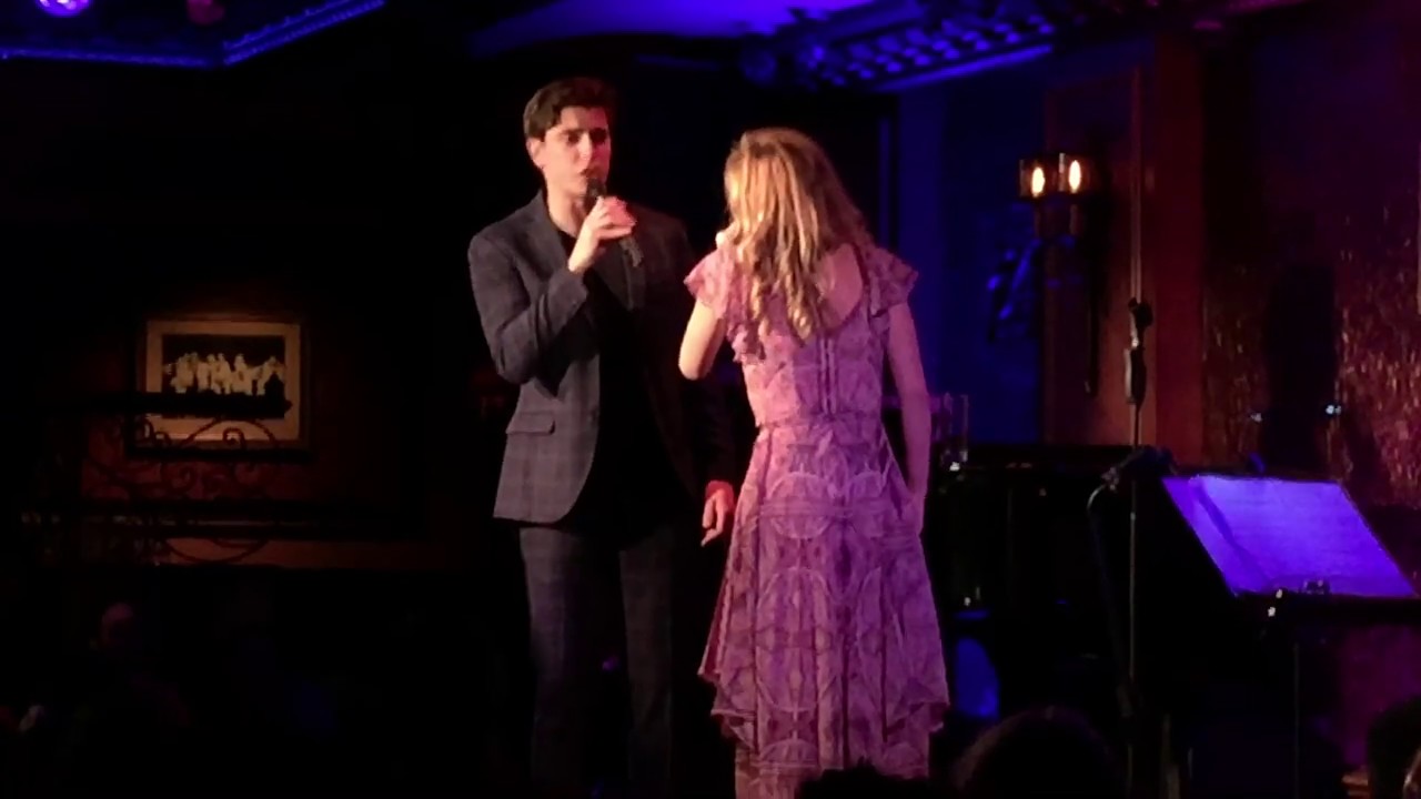 Derek Klena @ Feinstein’s 54 Below (2/18/2019) “In A Crowd of Thousands” with Christy Altomare