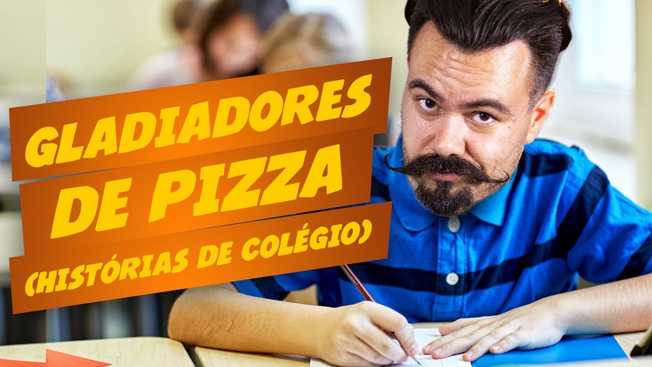 Os Gladiadores de pizza! (histórias de colégio) | Matando Robôs Gigantes